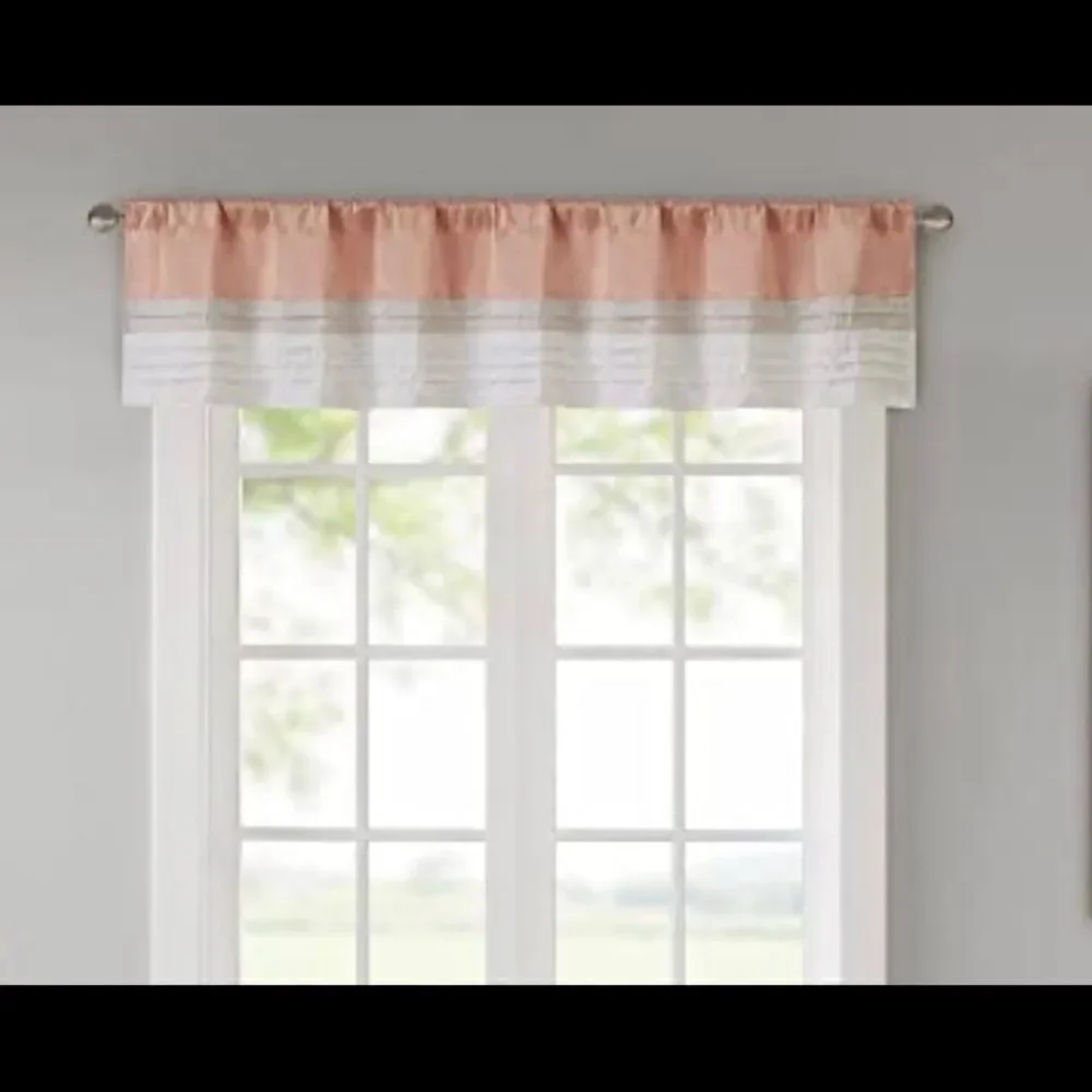 Rod Pocket Valance Window Curtain 50